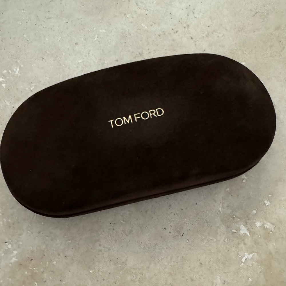 Chocolate Brown Tom Ford Eyeglass or Sunglass Case